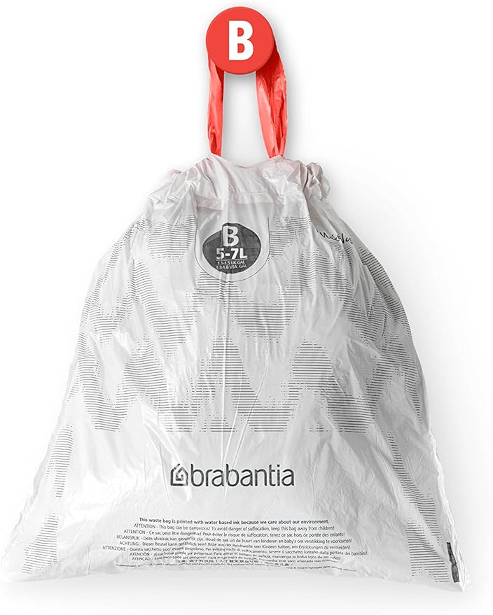 Brabantia PerfectFit Trash Bags Thick Plastic Trash Can Liners - Image 5