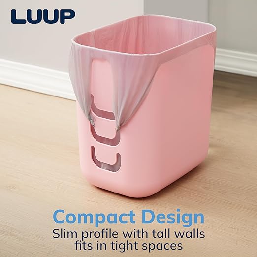 STORi Luup Bathroom Wastebasket, Secure Grocery Bags, Plastic Garbage Container - Image 9