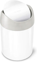 simplehuman Mini Countertop Trash Can, 1.5 Liter / 0.4 Gallon by Simplehuman