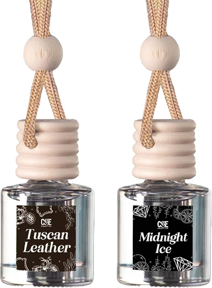 C&E Craft Co Hanging Car Air Freshener Diffuser 2 Pack, Long Lasting Fragrance by CECraftCompany