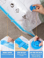 Vacuum Storage Bags with Electric Air Pump, New Air Valve Combo 15 Pack - Image 7