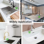 Kitchen Sink Splash Guard Silicone Drip Catcher Tray Sink Protector - Image 5