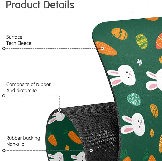 Kitchen Sink Splash Guard 2 PCS 14.7 Inch Sink Faucet Mat Splash Guard - Image 3