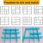 100 PCS Premium DIY Drawer Dividers, Adjustable Drawer Dividers - Image 3