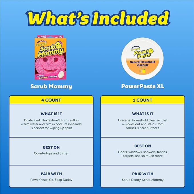 Scrub Daddy Sponges & PowerPaste XL Value Pack - Image 2