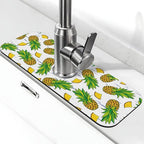 Pineapple Summer Pineapples Kitchen Sink Splash Guard Faucet Mat Super by Unknown