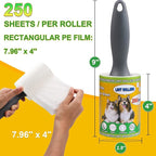 Lint Rollers 2 Pack for Pet Hair 500 Sheets Extra Sticky Pet Hair Remover for - Image 2