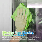 HOMEXCEL Green Microfiber Cleaning Cloth 12 Pack, 12.5 x 12.5 inch Microfiber - Image 3