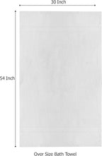 Cotton Craft Ultra Soft 4 Pack Oversized Extra Large Bath Towels 30x54 White - Image 2