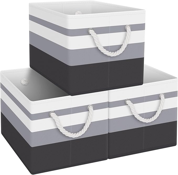 Fab totes Storage Bins, Foldable Storage Baskets by Fabtotes
