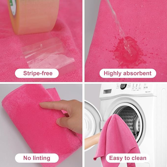 Extra Large Microfiber Cleaning Cloth 30 x 20 Inch Reusable Thick Cleaning - Image 3
