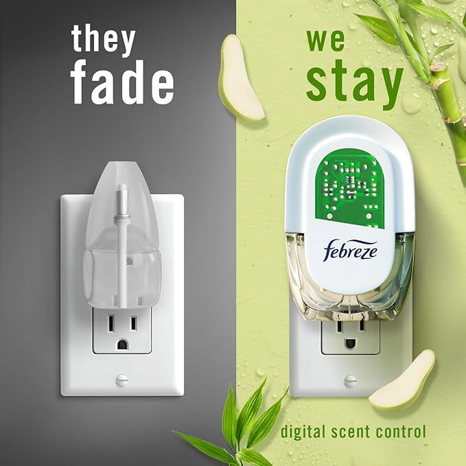 Febreze Plug-In Air Freshener, Odor-Fighting Scented Oil Starter Kit, Air - Image 5