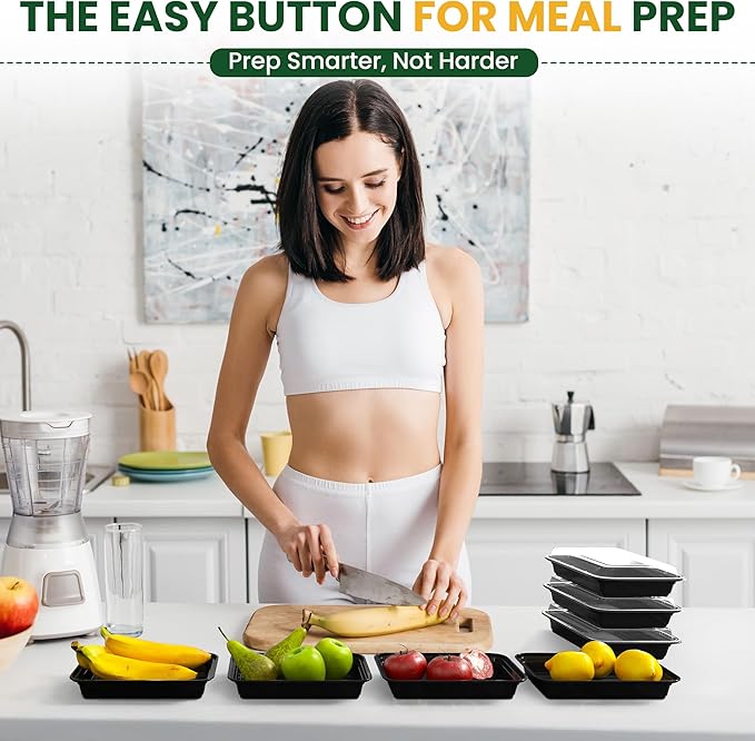 28oz Meal Prep Containers, Reusable Bento Box - Image 8