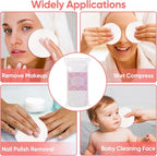 Extra Large Cotton Rounds, Diameter 3.14", 100% Pure Cotton Pads, Soft and - Image 6