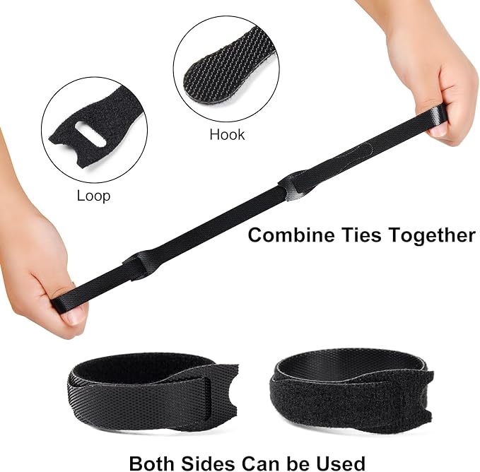 OneLeaf 180PCS Reusable Cable Ties, Data Centers - Image 3