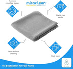 Microfiber Cleaning Cloth Grey 12 Pack Premium Microfiber Towels - Image 7
