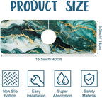 Green Marble Sink Faucet Absorbing Mat Liquid Gold Marble Super Absorbent Fast - Image 2