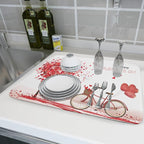 Romantic Valentine's Day Dish Drying Mat - Image 5