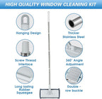 Disposable Dust Mop with 3 Shiny Cleaning Wipe Cloths, 360°Spin No Wash Mop - Image 5