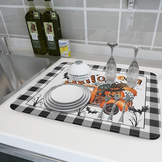 Holiday Truck Dish Drying Mat - Image 6