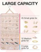 BAGSMART Hanging Jewelry Organizer Storage Roll - Image 3