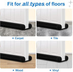Door Draft Blocker 32 Inches Door Sweep - Image 7