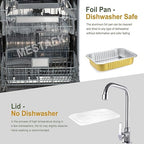 11" x 7.5" Heavy-Duty Aluminum Foil Pans - Image 6
