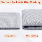 Homaxy 100% Cotton Waffle Weave Kitchen Dish Towels, Ultra Soft Absorbent Quick - Image 7