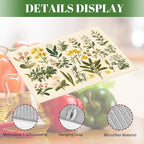 Floral Microfiber Dish Drying Mat XL - Image 3