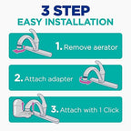 PUR Plus Vertical Faucet-Mount Water Filtration System, Lead-Reducing Filter - Image 5