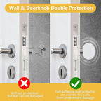 HOME MASTER HARDWARE 5" Wall Protector Round, 5 Pack Doorknob Wall Shield Guard - Image 3