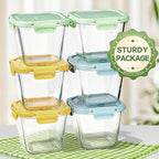 Glass Soup Containers with Lids 32 oz, 4 Cup Glass Storage Containers, Tall - Image 7