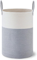 VIPOSCO Large Laundry Hamper, Tall Woven Rope Storage Basket - Image 9
