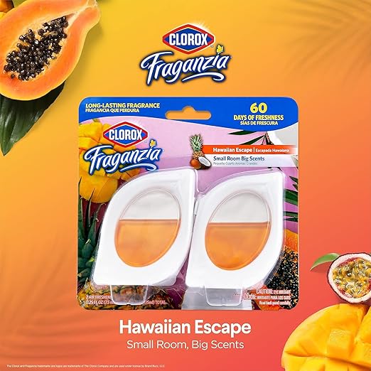 Clorox Fraganzia Small Rooms Air Freshener, Island Escape Scent - Image 2