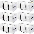6 Pack Heavy Duty Extra Large Moving Bags by JCBZAMZ