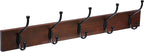 Amazon Basics Rectangular Farmhouse Wall-Mounted Coat Rack by AmazonBasics