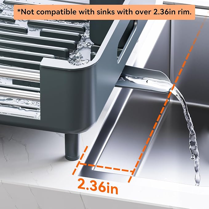 Stainless Steel Dish Drying Rack - Image 7
