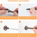Ravinte Door Stoppers, 6 Pack Spring Door Stops - Image 7