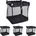 4Pcs Large Slatwall Baskets Mesh Slatwall Baskets by zjdbset
