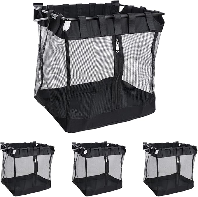 4Pcs Large Slatwall Baskets Mesh Slatwall Baskets by zjdbset