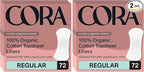 Cora 100% Organic Cotton Topsheet Period Liners by Cora