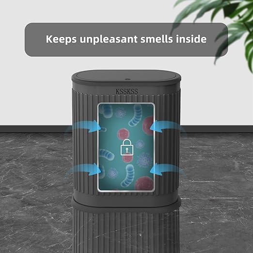 1.8 Gallons Small Stainless Steel Trash Can - Image 7