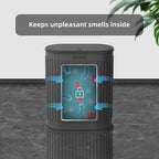 1.8 Gallons Small Stainless Steel Trash Can - Image 7