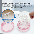 Denture Bath Case Denture Cleaning Cup - Image 8