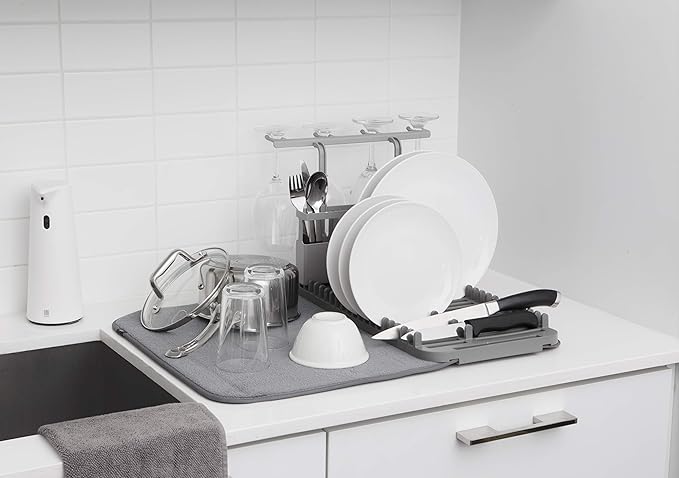 Umbra Udry Dish Rack with Dry Mat - Image 2