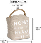 Pavilion Gift Company 72191 Home is Where The Heart is Door Stopper, 5 x 6 - Image 5