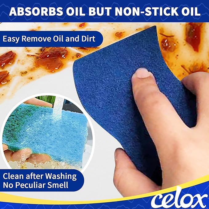 CELOX 12 Sponge Kitchen, Non-Scratch Dish Sponge - Image 3