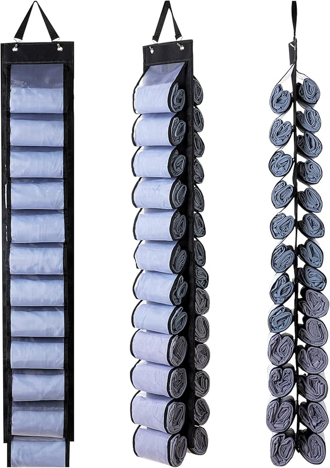 Legging Organizer, Foldable Hanging Closet Organizer by DHSFKBE