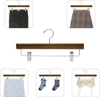 Nature Smile Wooden Pants Skirt Trousers Hangers - Image 6