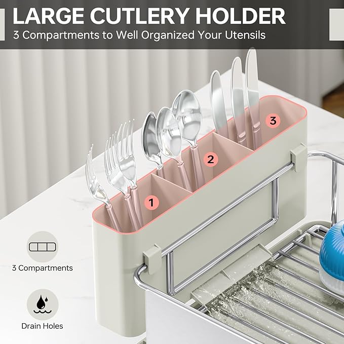 Stainless Steel Dish Drying Rack - Image 5